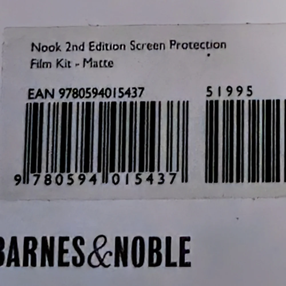Optimized Exclusively for Nook 2nd Edition Anti-Glare Screen Protector